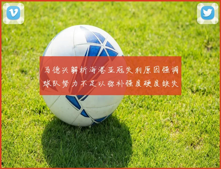 马德兴解析海港亚冠失利原因强调球队努力不足以弥补强度硬度缺失