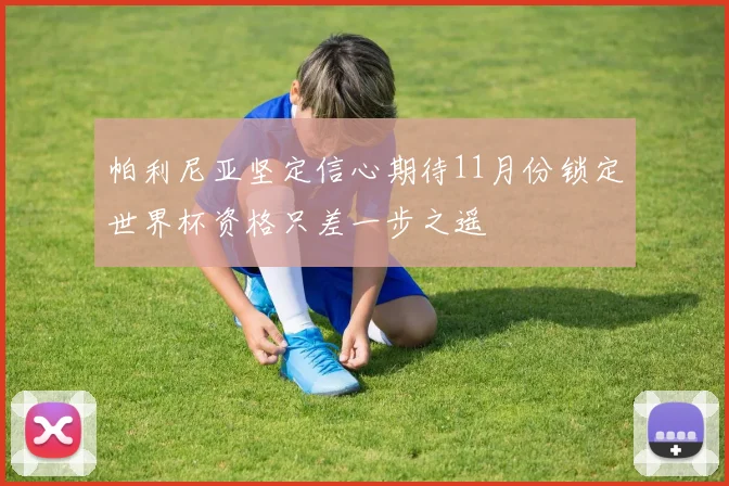 帕利尼亚坚定信心期待11月份锁定世界杯资格只差一步之遥